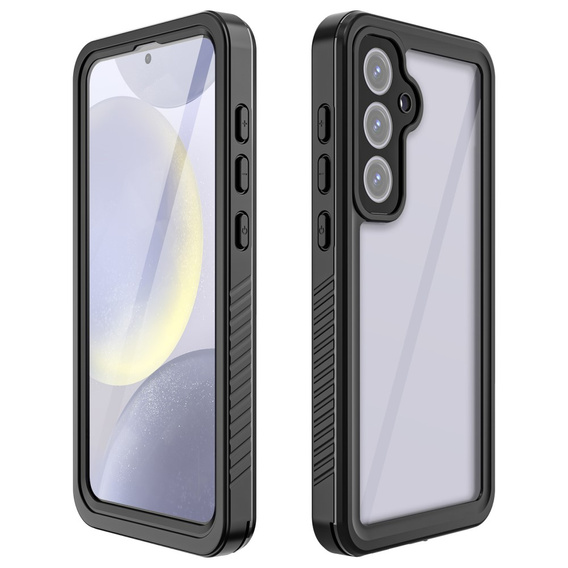IP68 Waterproof Case for Samsung Galaxy S24 FE, Redpepper, black