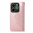 Flip case for Infinix Hot 40i, Mandala, pink