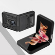 Case for Samsung Galaxy Z Flip 4 5G, CamShield Slide, black