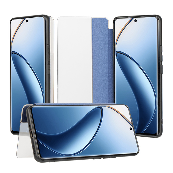 Flap case for Realme 12 Pro 5G / 12 Pro+ 5G, Side View, blue