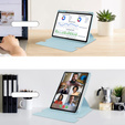 Keyboard case for Lenovo Tab M11 10.95" / Idea Tab 11" / Tab K11 11" (2 gen.), Rotary 360° Leather, light blue