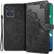 Flip case for Motorola Moto G54 5G, Mandala, black