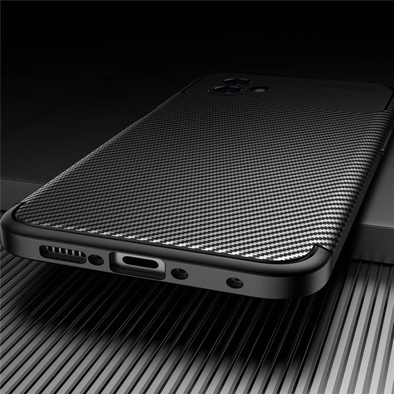 Case for Samsung Galaxy Xcover 6 Pro, Carbon Gel, black