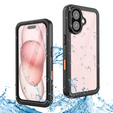 IP68 Waterproof Case for iPhone 16, black