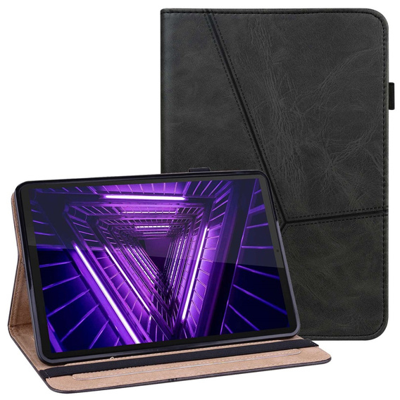 Case for Lenovo Tab M10 Plus 10.6 Gen 3 TB-125F TB-128F, Classic, with space for stylus, black