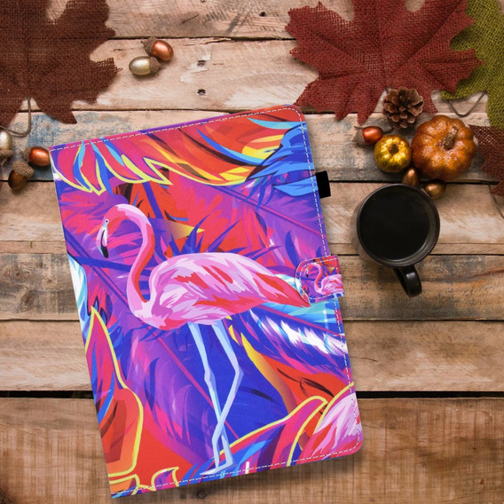 Case for Lenovo Tab M11, with flap, flamingo