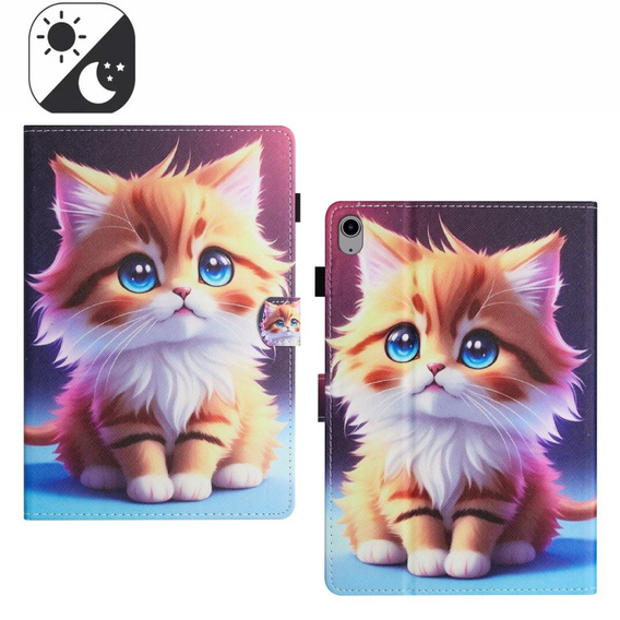 Case for iPad 10.9" 2022 (10 gen.), with flap, cat