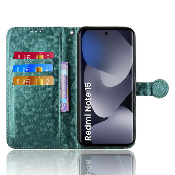 Wallet Rhombus flip case for Xiaomi Redmi Note 15 5G / Poco M8 5G