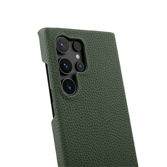 MELKCO case for Samsung Galaxy S24 Ultra, leather, green