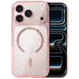 ERBORD Glitter MagSafe silicone case for iPhone 17 Pro Max
