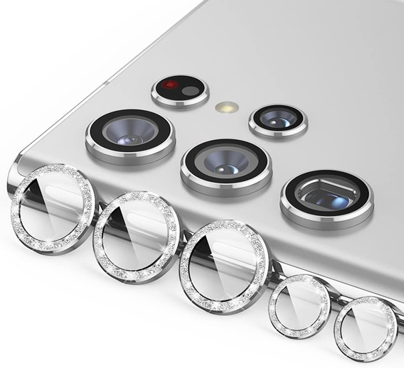 2x ERBORD tempered glass for camera to Samsung Galaxy S24 Ultra