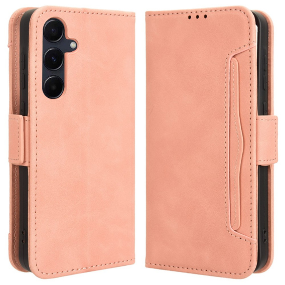 Flip case for Samsung Galaxy A35 5G, Card Slot, pink