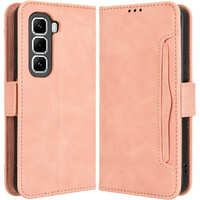 Flip case for Infinix Hot 50 Pro 4G, Card Slot, pink