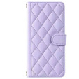 Flip case for Motorola Moto G24 / G24 Power / G04, Rhombus Crossbody Leather, purple