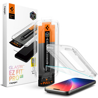 Spigen tempered glass for iPhone 17 Pro / 17 / 16 Pro, Glas.tR "EZ Fit Pro", Clear