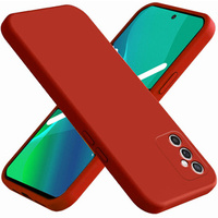 Case for Samsung Galaxy M52 5G, Silicone Lite, red