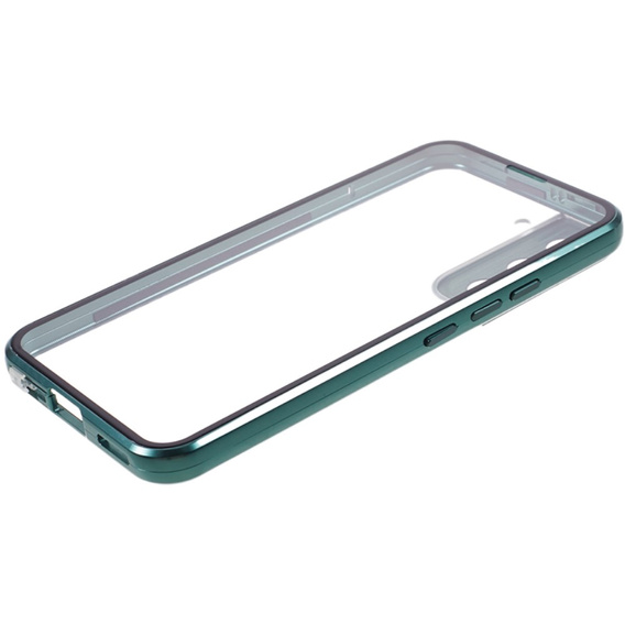 Case for Samsung Galaxy S21, Magnetic Dual Glass, green