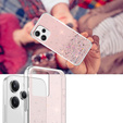 Case for Xiaomi Redmi 12, Glittery, pink