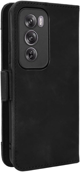 Flip case for Oppo Reno 12, Card Slot, black
