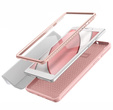 Case for Samsung Galaxy Tab A 8.0, Suritch Full Body Basic Marble, pink