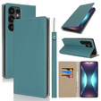 Flip case for Samsung Galaxy S25 Ultra, Litchi Skin Grain, blue