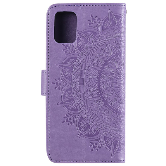 Flip case for Oppo Reno6 5G, Mandala, purple