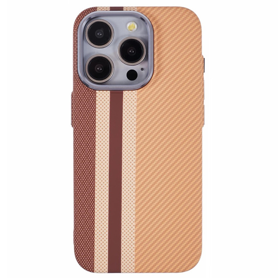 MagSafe's iPhone 14 Pro Max Case, Carbon Fiber, yellow