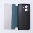 Case for Xiaomi 13T / 13T Pro, with Side View flap, green