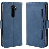 Flip case for Xiaomi Redmi Note 8 Pro, Card Slot, dark blue
