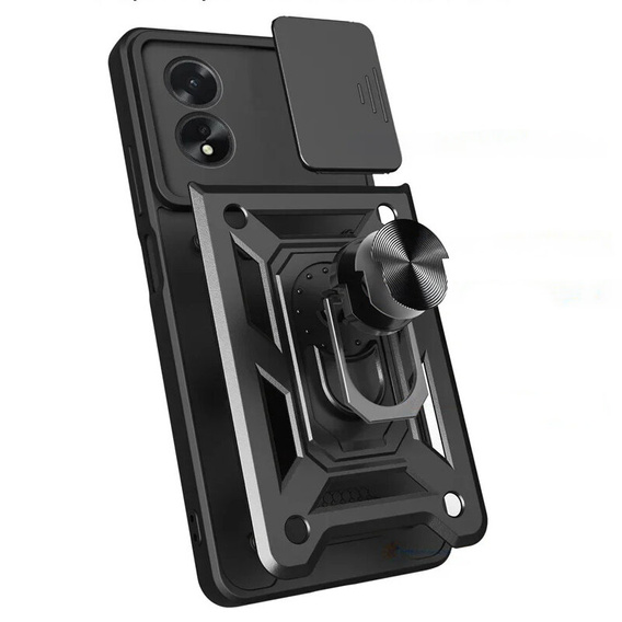 Case for Oppo A60, CamShield Slide, black