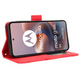 Flip case for Motorola Moto G86 5G, Card Slot, red