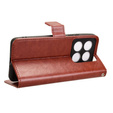 Flip case for Xiaomi 14T, Crazy Horse Wallet, brown