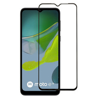 3D Tempered Glass for Motorola Moto E13, black
