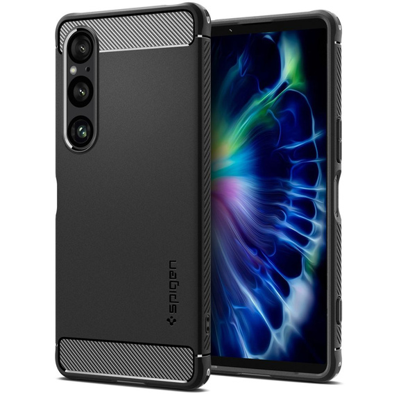 SPIGEN Rugged Armor Case for Sony Xperia 1 VI – Matte Black
