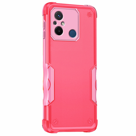 Armored case for Xiaomi Redmi 12C, Dual-Layer, pink