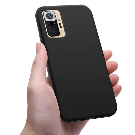 Thin Case for Xiaomi Redmi Note 10 Pro, Slim, black