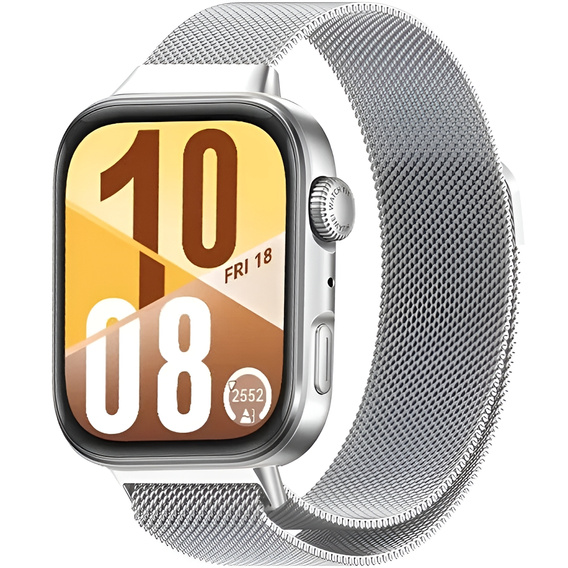 Milanese bracelet for Huawei Watch Fit 4 / 4 Pro / 3, Silver