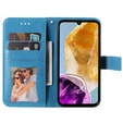 Flip case for Samsung Galaxy M15 5G, Mandala, blue