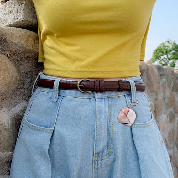 Case for Samsung Galaxy Buds 2 / 2 Pro / Pro / Live, pink marble