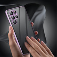 Case for Samsung Galaxy S22 Ultra, Magnetic Dual Glass, purple