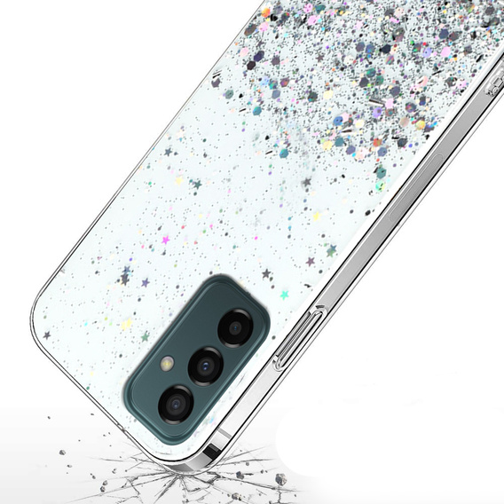 Case for Samsung Galaxy M23 5G / M13, Glittery, transparent