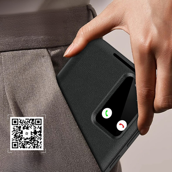Flip case for Samsung Galaxy A56 5G, Smart View Wallet, black