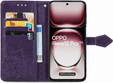 Flip case for Oppo Reno 12 Pro, Mandala, purple