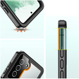 IP68 Waterproof Case for Samsung Galaxy S22+ Plus, Redpepper Dot+, black