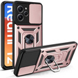 Case for Xiaomi Redmi 12, CamShield Slide, pink rose gold