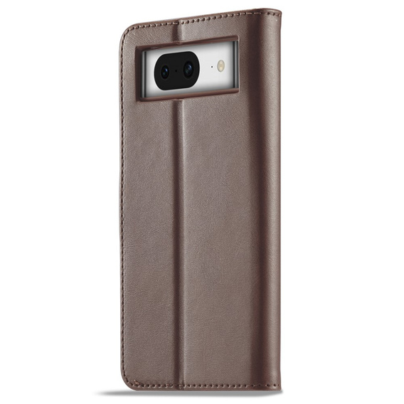 Flip case for Google Pixel 8A, LC.IMEEKE, brown