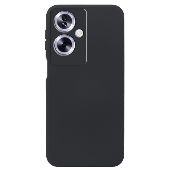 Case for Oppo A79 5G, Silicone Lite, black