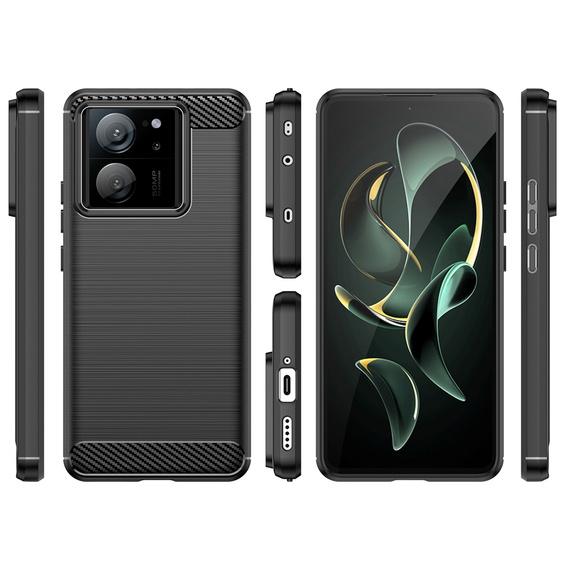 Case for Xiaomi 13T / 13T Pro, Carbon, black