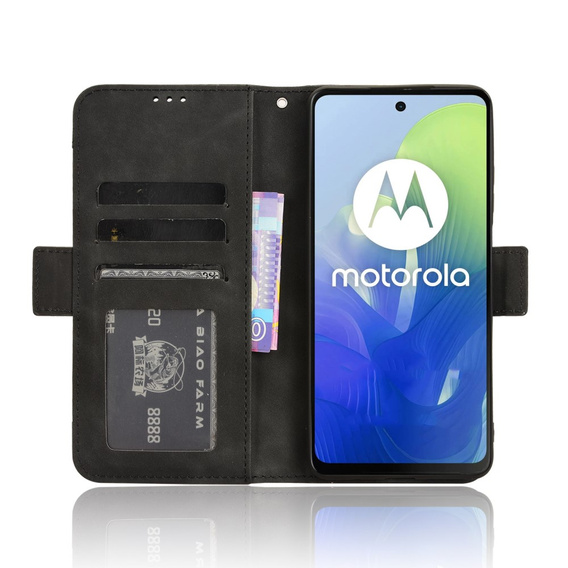 Flip case for Motorola Moto E14, Card Slot, black