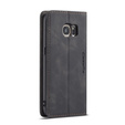 CASEME case for Samsung Galaxy S7, Leather Wallet Case, black
